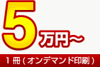 1冊5万円から(オンデマンド印刷)